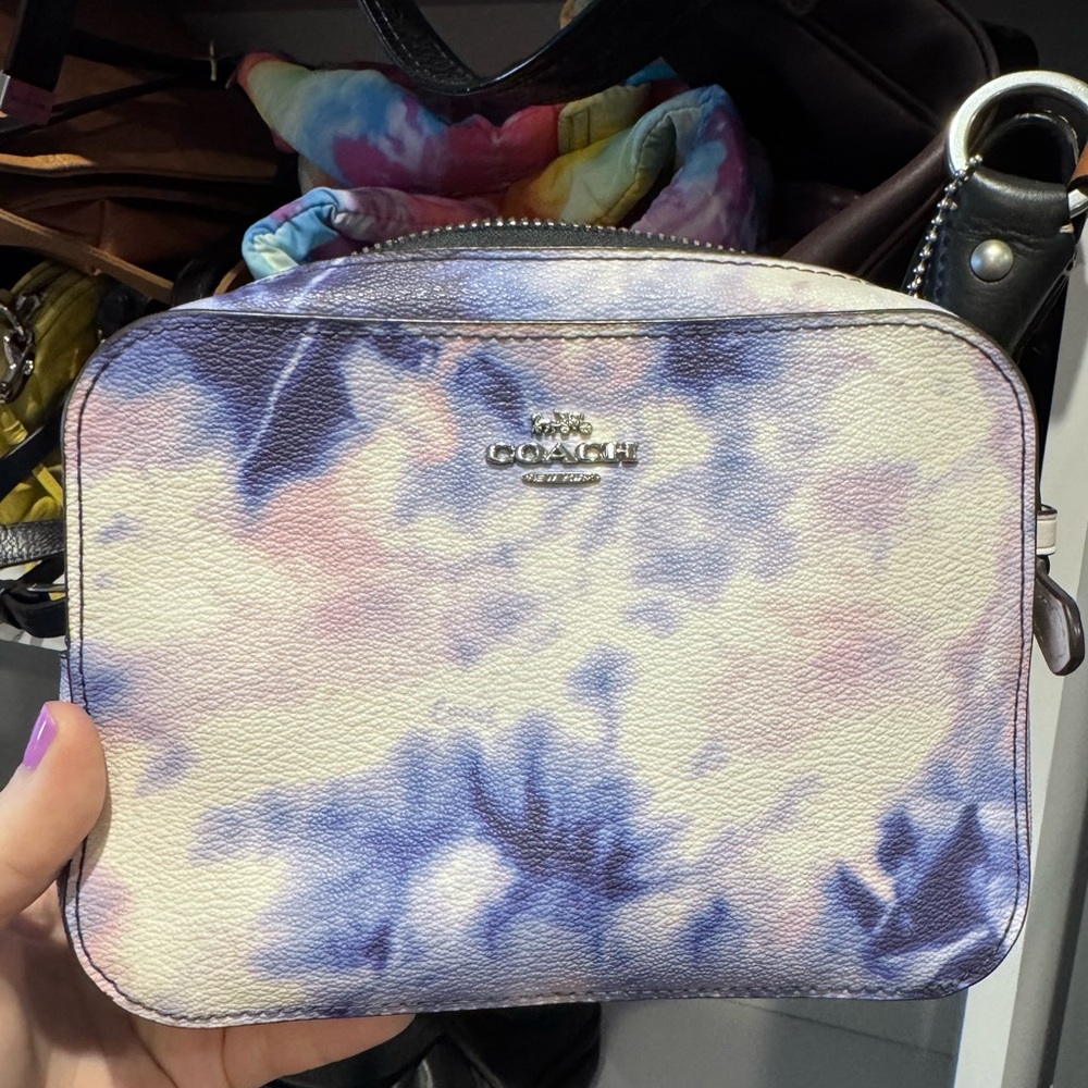 Coach Purple and Blue Tie-Dye Crossbody Bag Set - Picture 12 of 12
